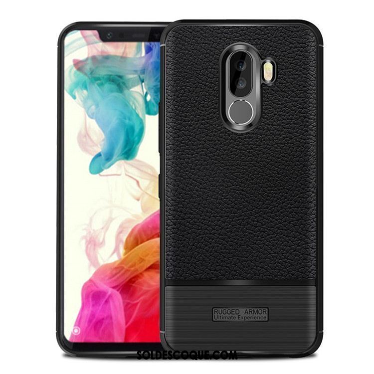 Coque Pocophone F1 Litchi Cuir Téléphone Portable Étui Protection Pas Cher