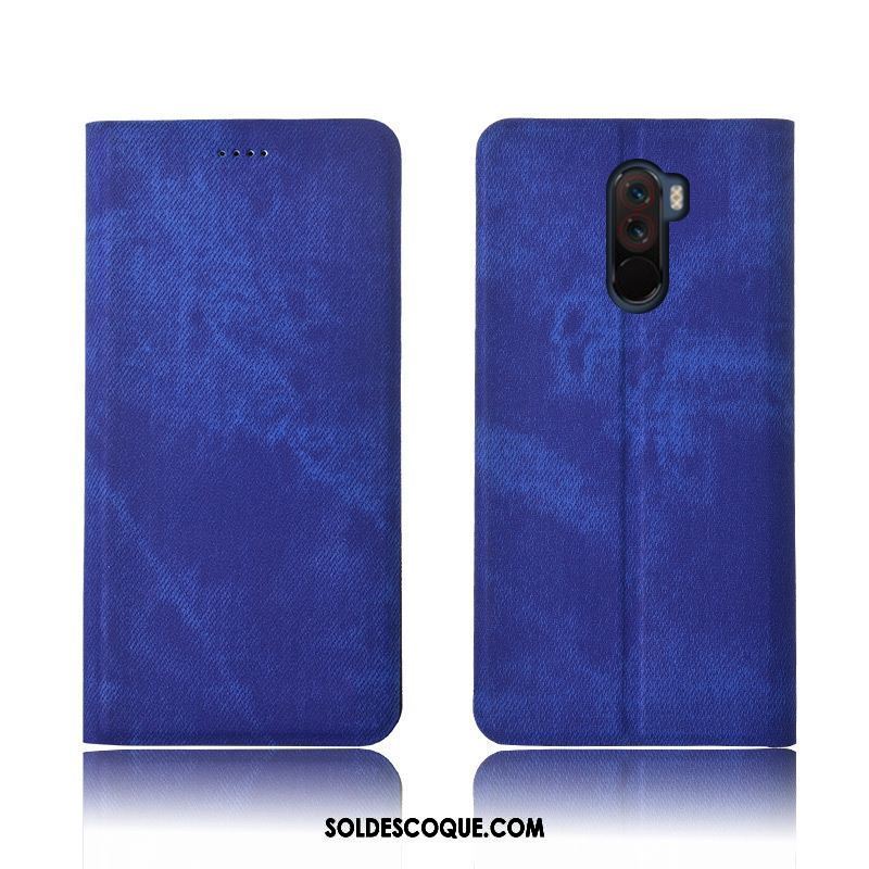 Coque Pocophone F1 Nouveau Petit Tout Compris Denim Fluide Doux En Vente