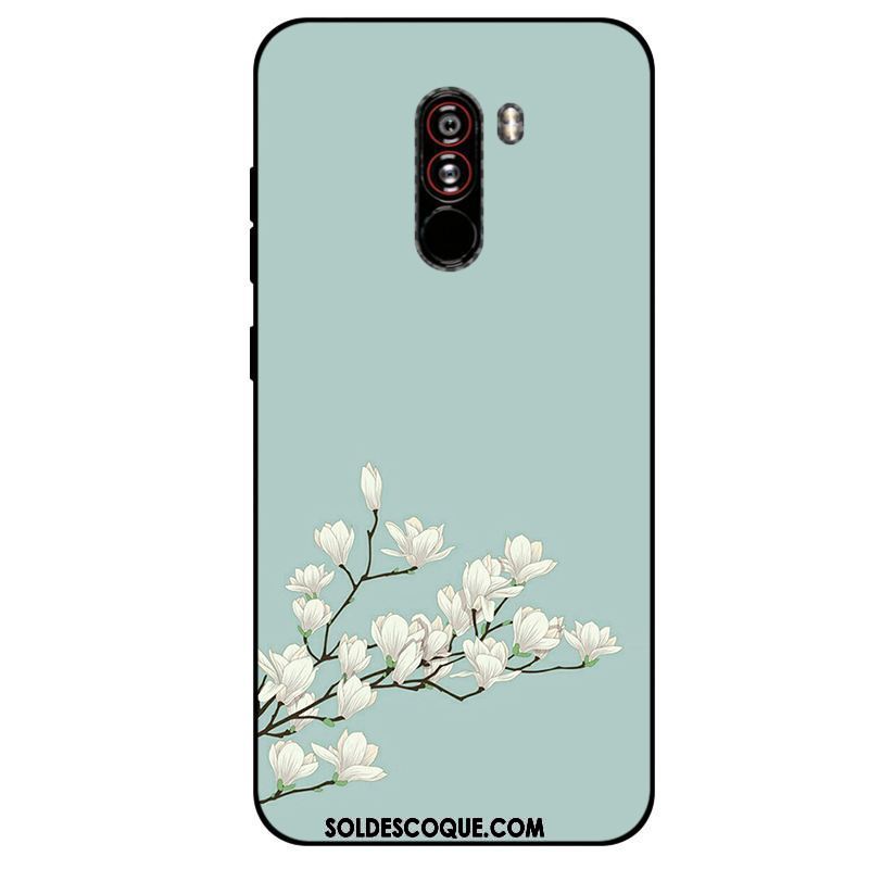 Coque Pocophone F1 Rose Silicone Fluide Doux Petit Tout Compris Housse Pas Cher