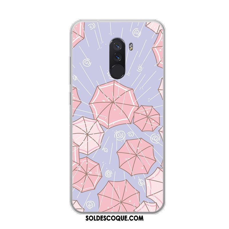 Coque Pocophone F1 Silicone Petit Protection Frais Dessin Animé En Ligne