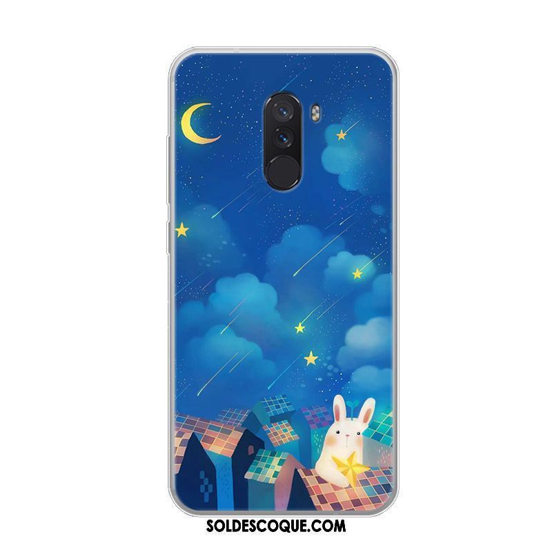 Coque Pocophone F1 Silicone Petit Protection Frais Dessin Animé En Ligne