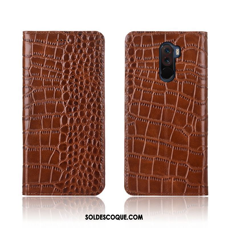 Coque Pocophone F1 Téléphone Portable Petit Étui En Cuir Nouveau Tout Compris En Ligne