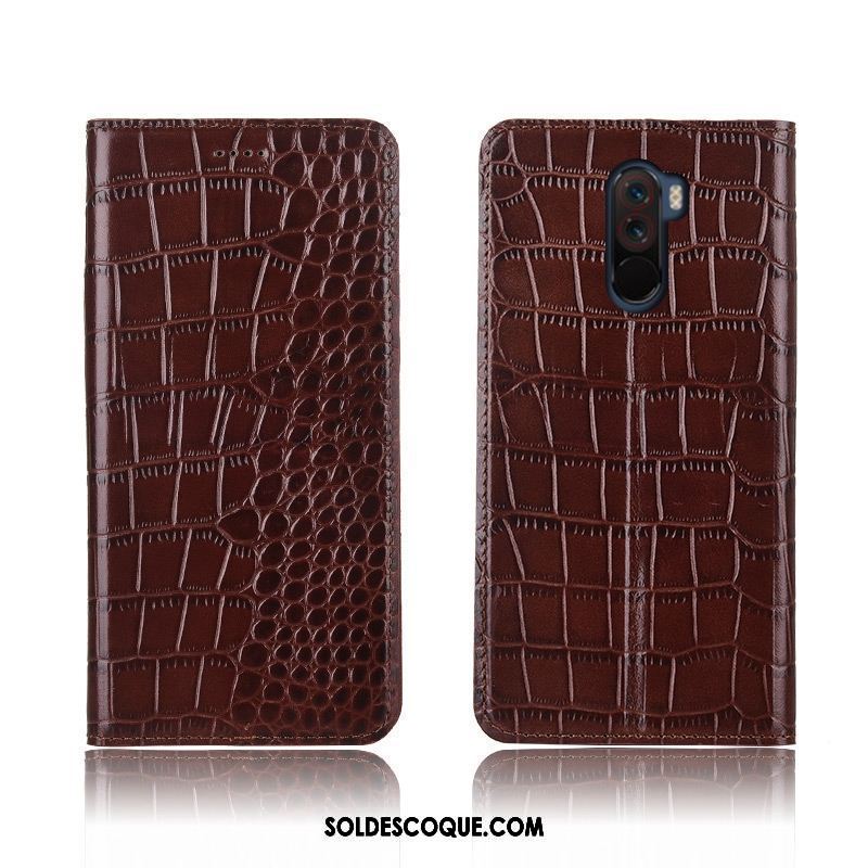 Coque Pocophone F1 Téléphone Portable Petit Étui En Cuir Nouveau Tout Compris En Ligne