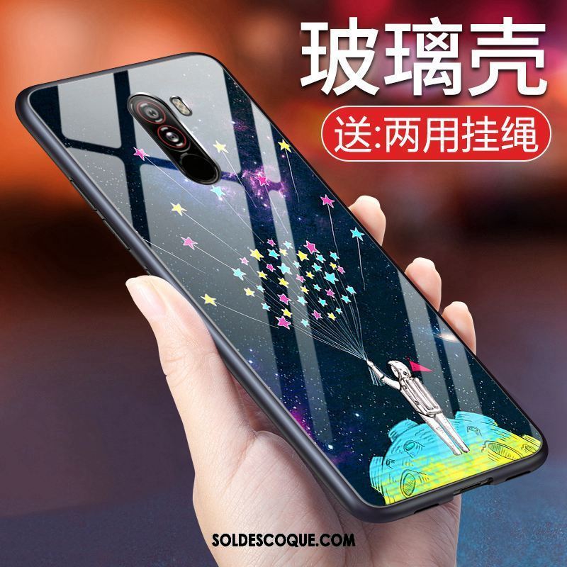 Coque Pocophone F1 Étui Personnalité Protection Petit Clair En Vente