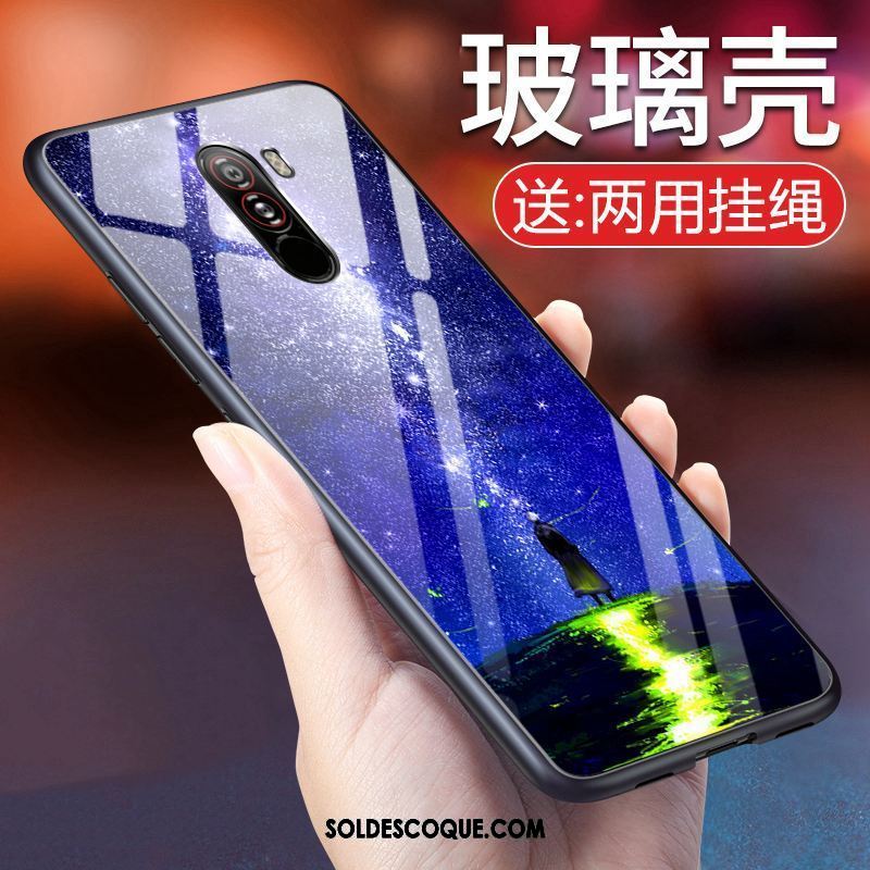 Coque Pocophone F1 Étui Personnalité Protection Petit Clair En Vente