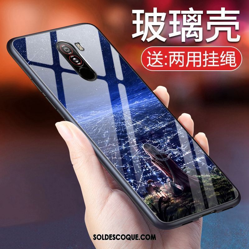 Coque Pocophone F1 Étui Personnalité Protection Petit Clair En Vente