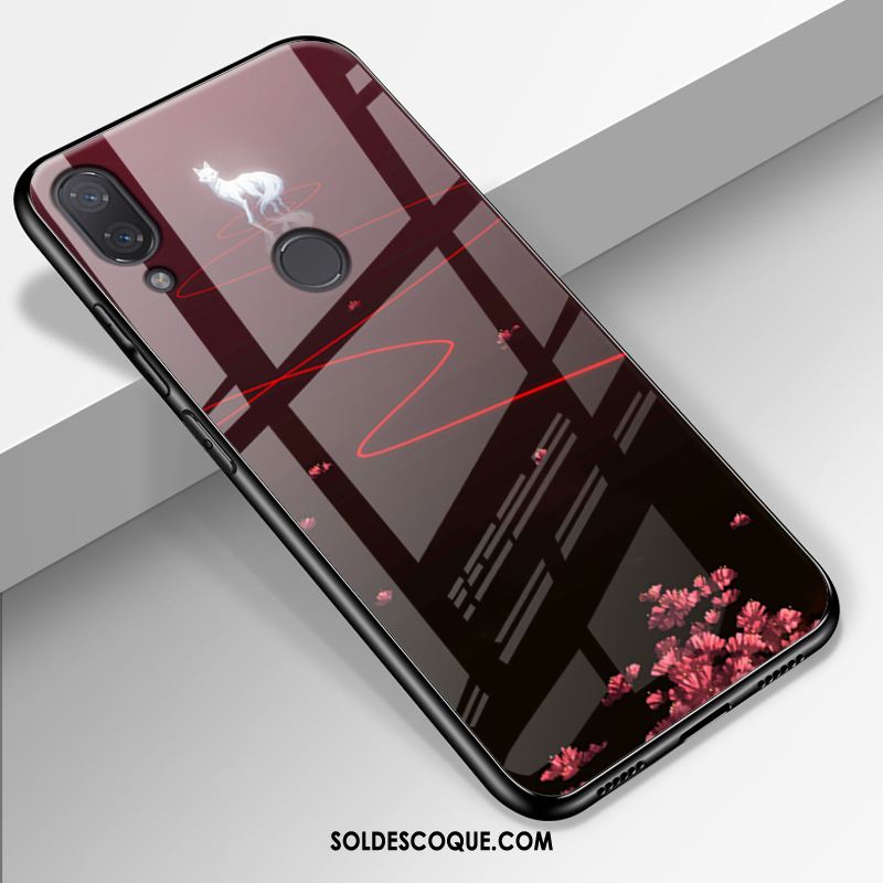 Coque Redmi 7 Créatif Rouge Étui Marque De Tendance Ciel Étoilé En Vente