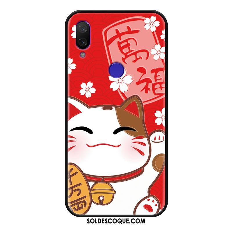 Coque Redmi 7 Rouge Incassable Protection Tout Compris Dessin Animé Pas Cher