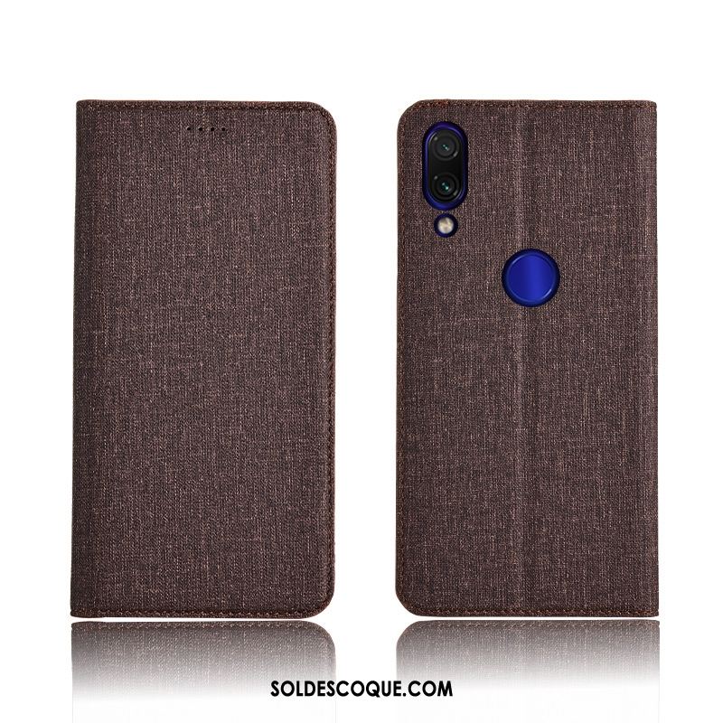 Coque Redmi 7 Téléphone Portable Nouveau Lin Tout Compris Étui Housse En Vente