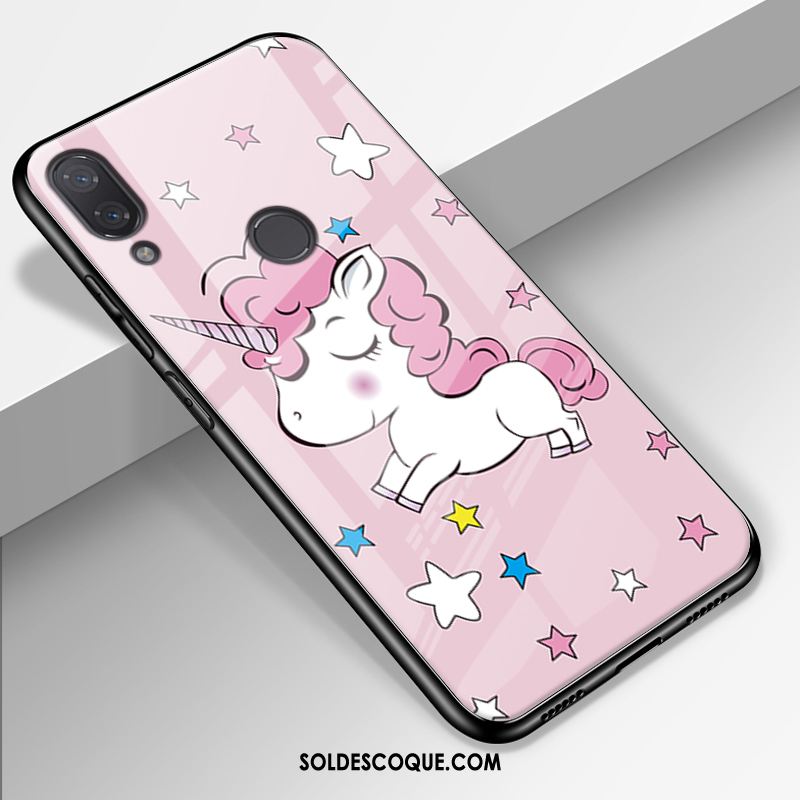 Coque Redmi 7 Étui Or Charmant Verre Frais Housse Pas Cher