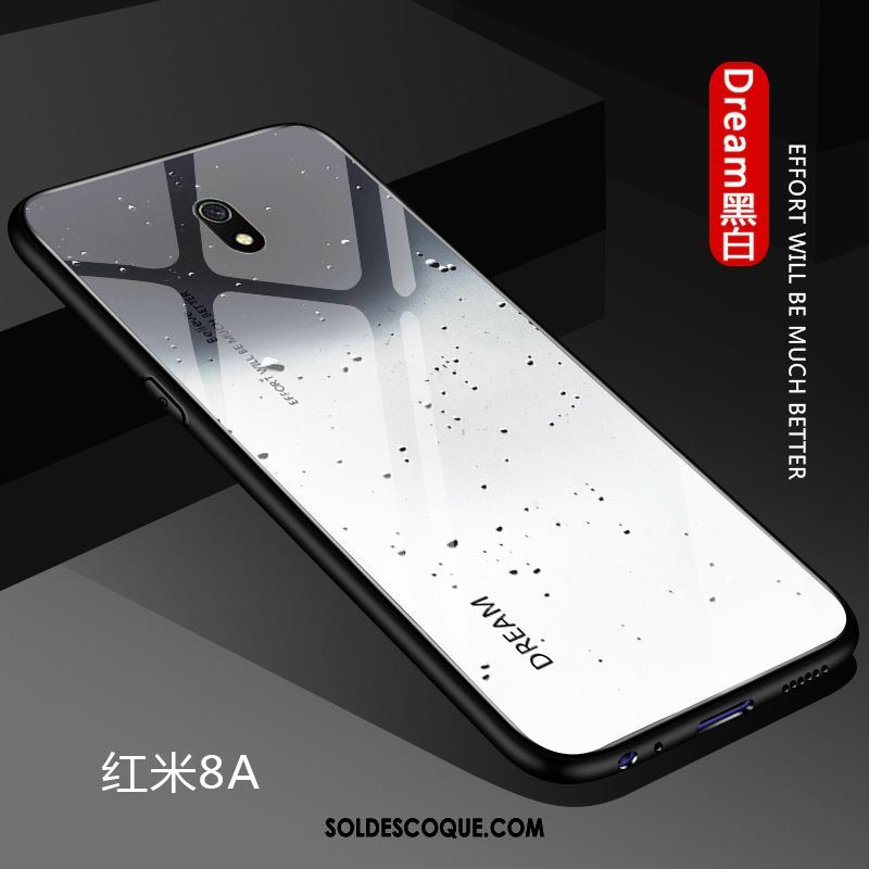 Coque Redmi 8a Couleur Unie Incassable Très Mince Marque De Tendance Simple Housse Soldes