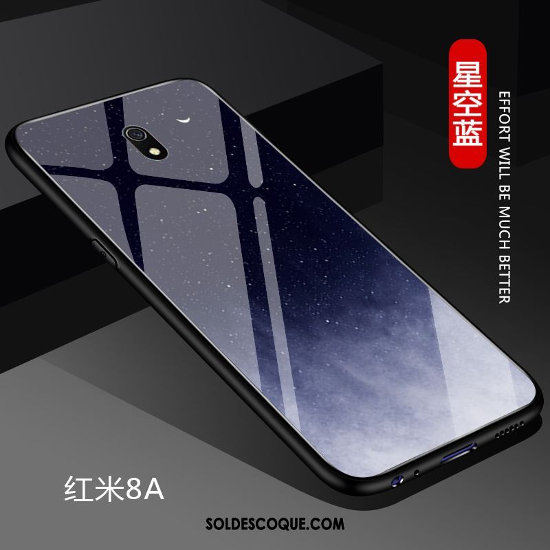 Coque Redmi 8a Couleur Unie Incassable Très Mince Marque De Tendance Simple Housse Soldes