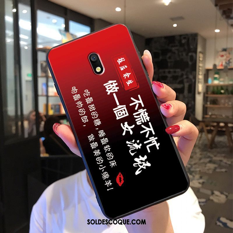 Coque Redmi 8a Créatif Incassable Étui Fluide Doux Silicone Pas Cher