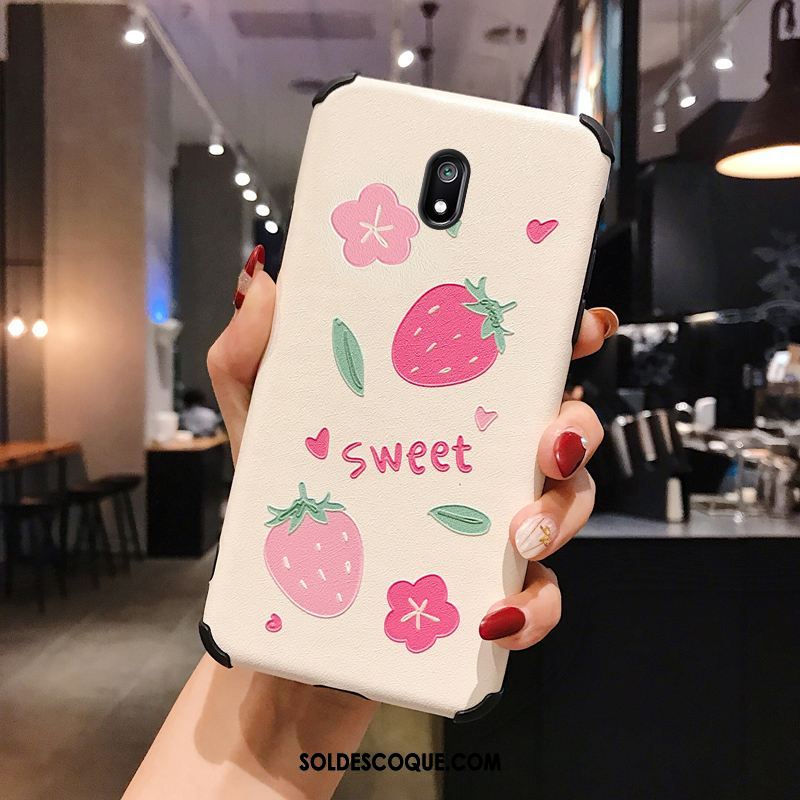 Coque Redmi 8a Dessin Animé Protection Tendance Étui Rouge En Vente