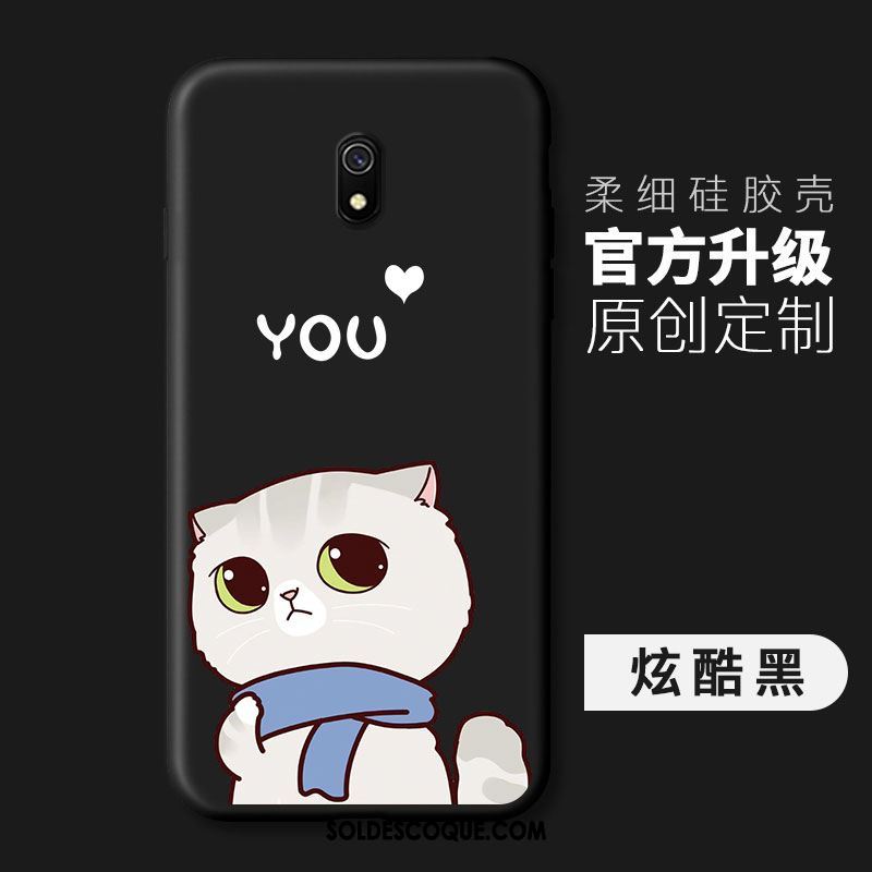 Coque Redmi 8a Fluide Doux Étui Personnalité Rouge Bordure En Vente