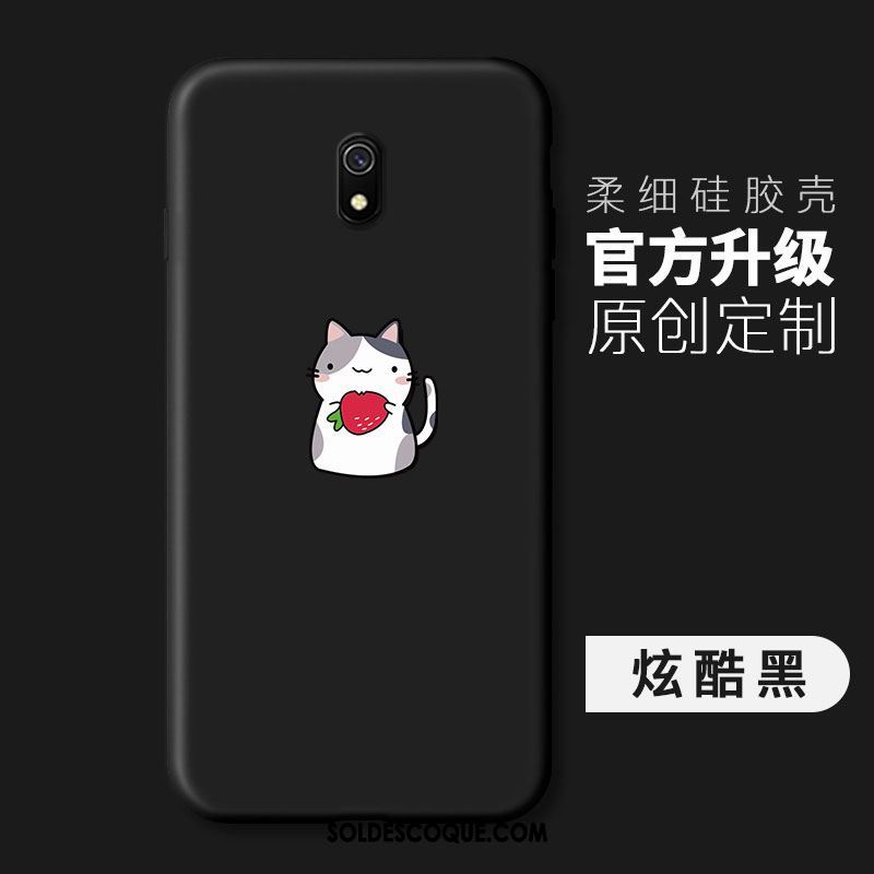 Coque Redmi 8a Fluide Doux Étui Personnalité Rouge Bordure En Vente