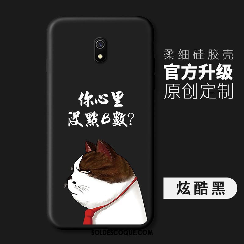 Coque Redmi 8a Fluide Doux Étui Personnalité Rouge Bordure En Vente