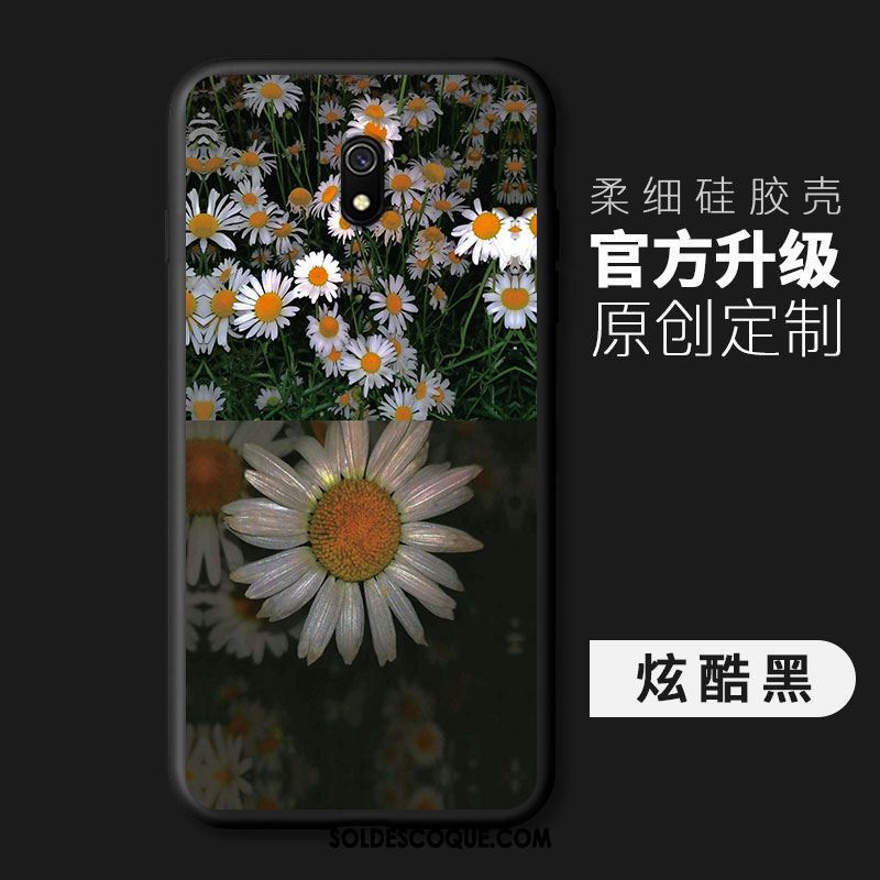 Coque Redmi 8a Fluide Doux Étui Personnalité Rouge Bordure En Vente