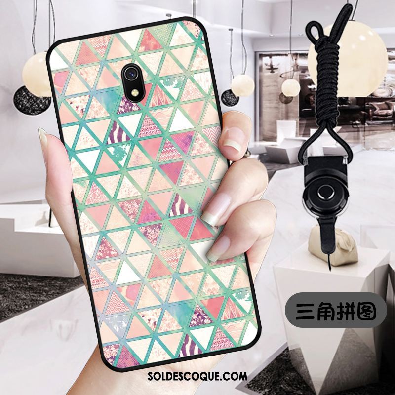 Coque Redmi 8a Incassable Tout Compris Dimensionnel Noir Gaufrage Housse France