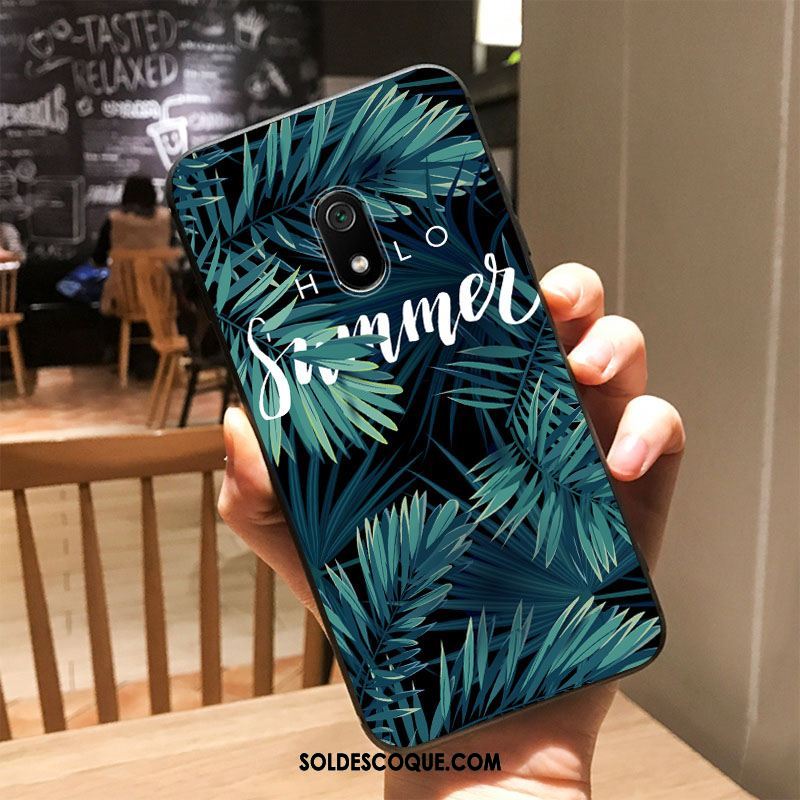 Coque Redmi 8a Marque De Tendance Silicone Charmant Amoureux Noir Pas Cher