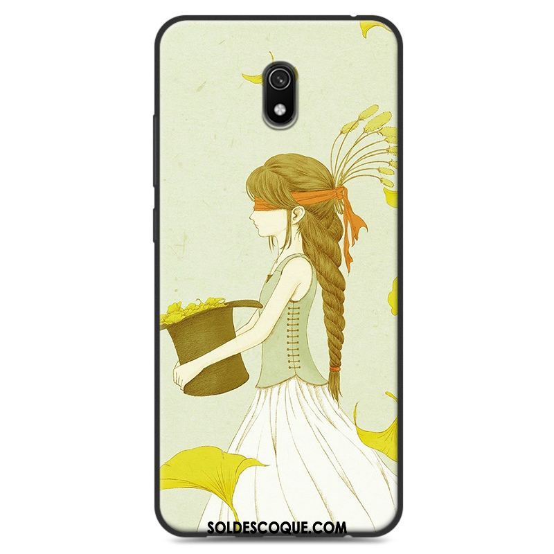 Coque Redmi 8a Silicone Téléphone Portable Vert Frais Protection Pas Cher