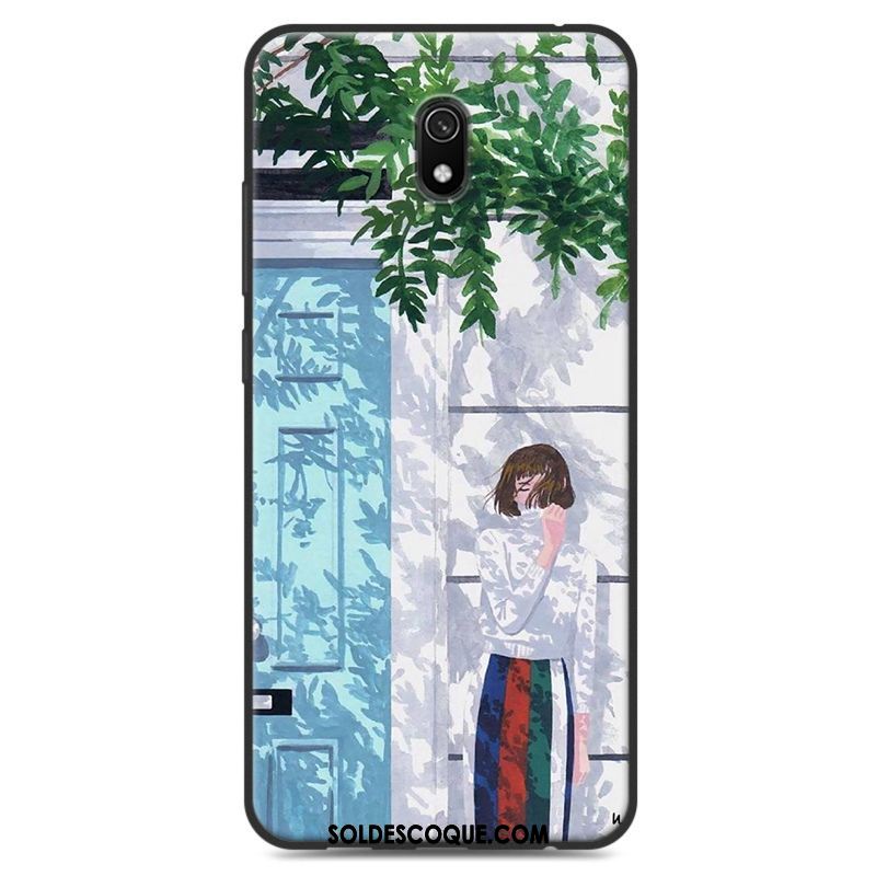 Coque Redmi 8a Silicone Téléphone Portable Vert Frais Protection Pas Cher