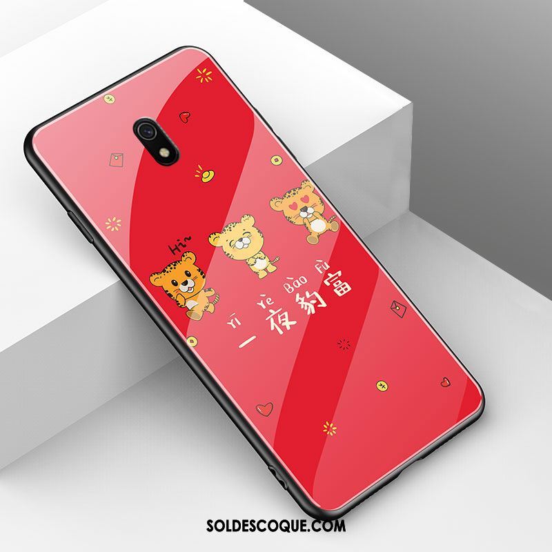 Coque Redmi 8a Tout Compris Tendance Charmant Incassable Rouge Pas Cher