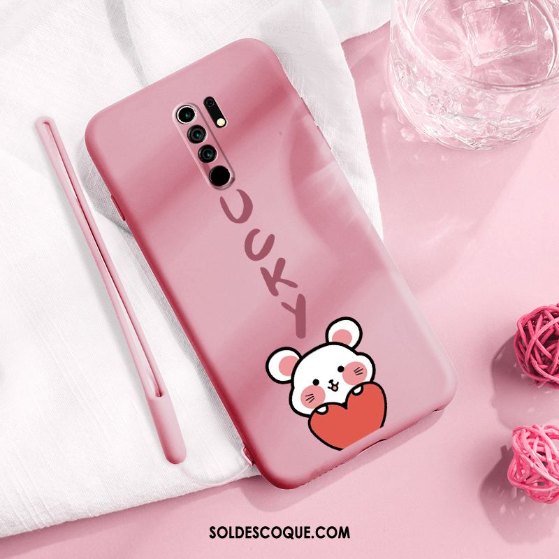 Coque Redmi 9 Charmant Personnalité Téléphone Portable Rouge Nouveau Pas Cher