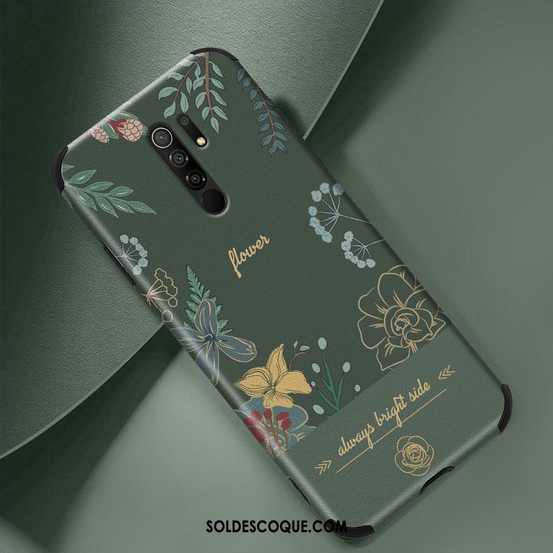 Coque Redmi 9 Incassable Bleu Modèle Fleurie Rouge Nouveau Pas Cher