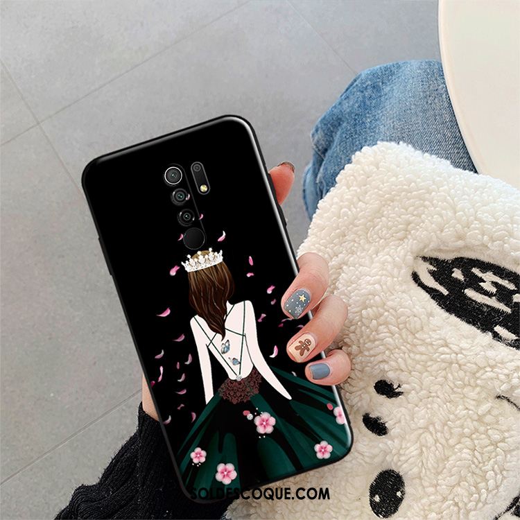 Coque Redmi 9 Incassable Peinture Mode Téléphone Portable Tendance En Ligne