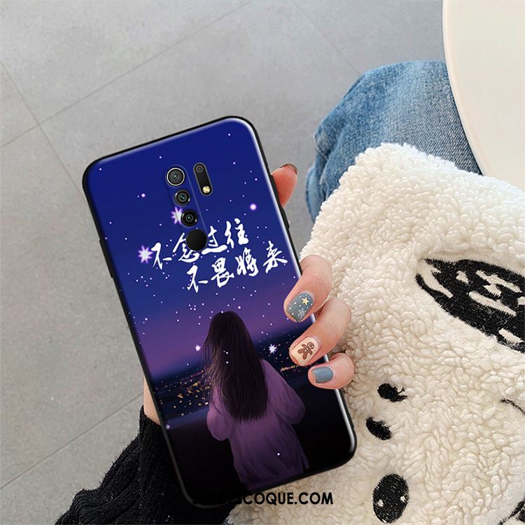 Coque Redmi 9 Incassable Peinture Mode Téléphone Portable Tendance En Ligne