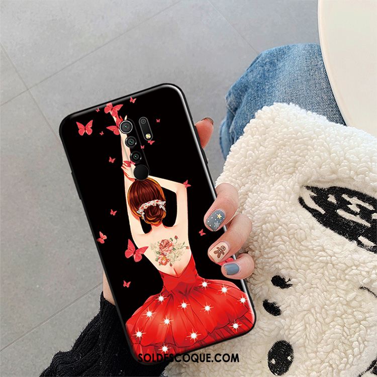 Coque Redmi 9 Incassable Peinture Mode Téléphone Portable Tendance En Ligne