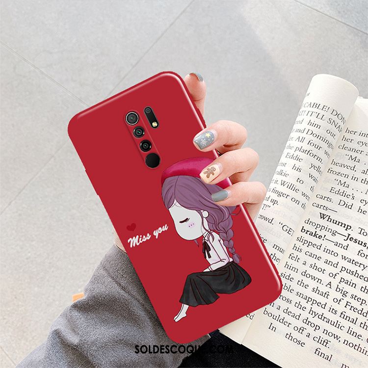 Coque Redmi 9 Incassable Peinture Mode Téléphone Portable Tendance En Ligne