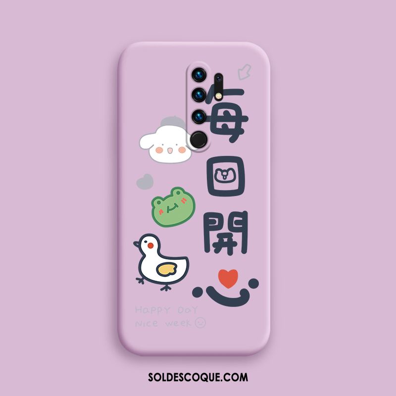 Coque Redmi 9 Net Rouge Téléphone Portable Tendance Silicone Très Mince Pas Cher