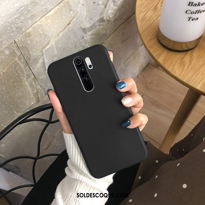 Coque Redmi 9 Noir Protection Personnalité Simple Silicone Soldes