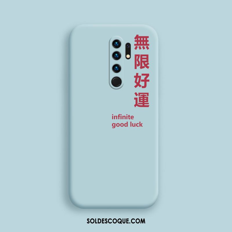 Coque Redmi 9 Rouge Tendance Simple Fluide Doux Net Rouge Soldes