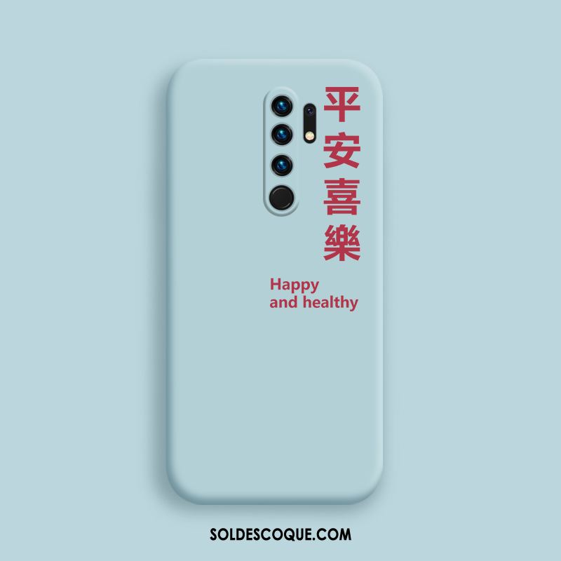 Coque Redmi 9 Rouge Tendance Simple Fluide Doux Net Rouge Soldes