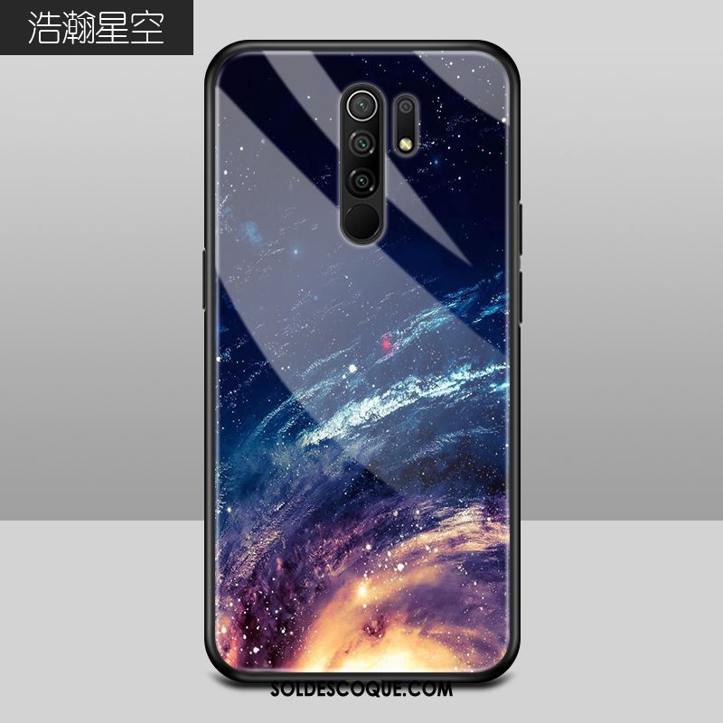 Coque Redmi 9 Silicone Étui Rouge Paysage Protection En Vente