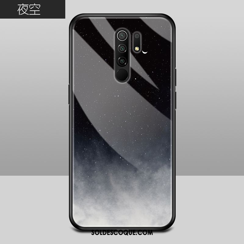 Coque Redmi 9 Silicone Étui Rouge Paysage Protection En Vente