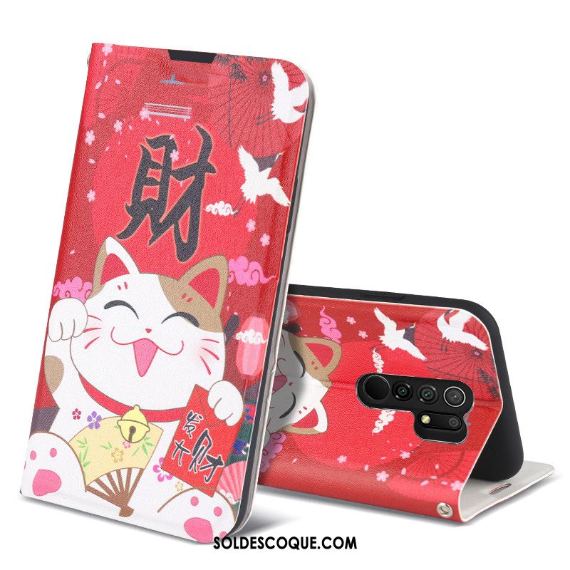 Coque Redmi 9 Support Charmant Dessin Animé Étui Nouveau France