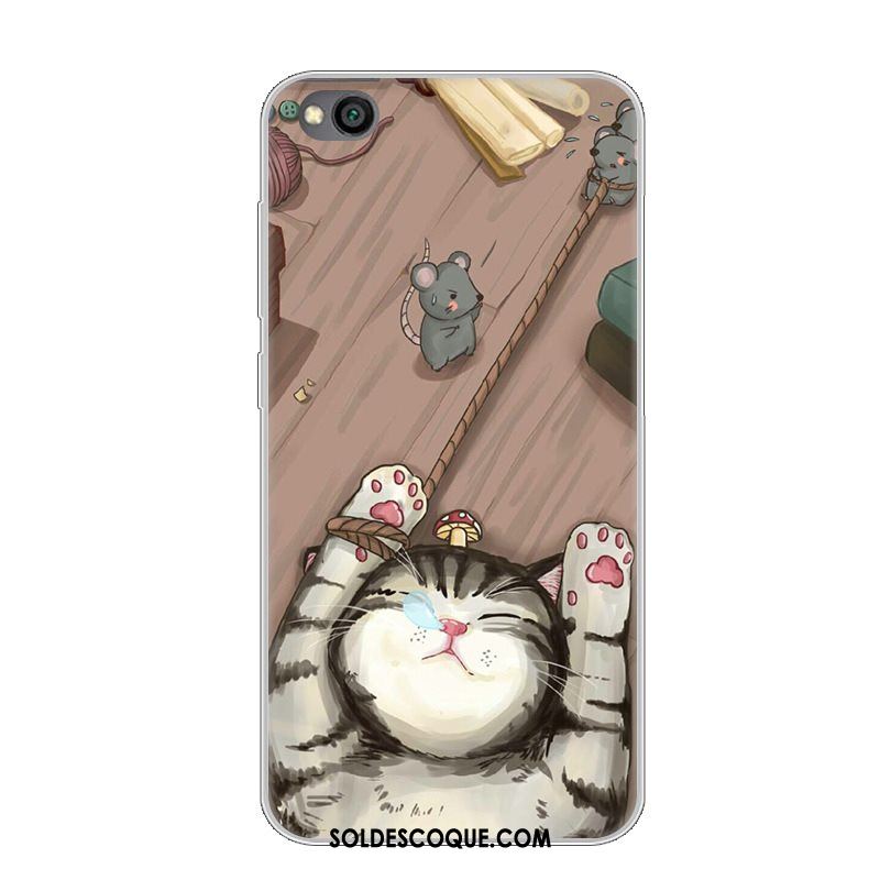 Coque Redmi Go Dessin Animé Incassable Étui Protection Rouge Housse En Ligne