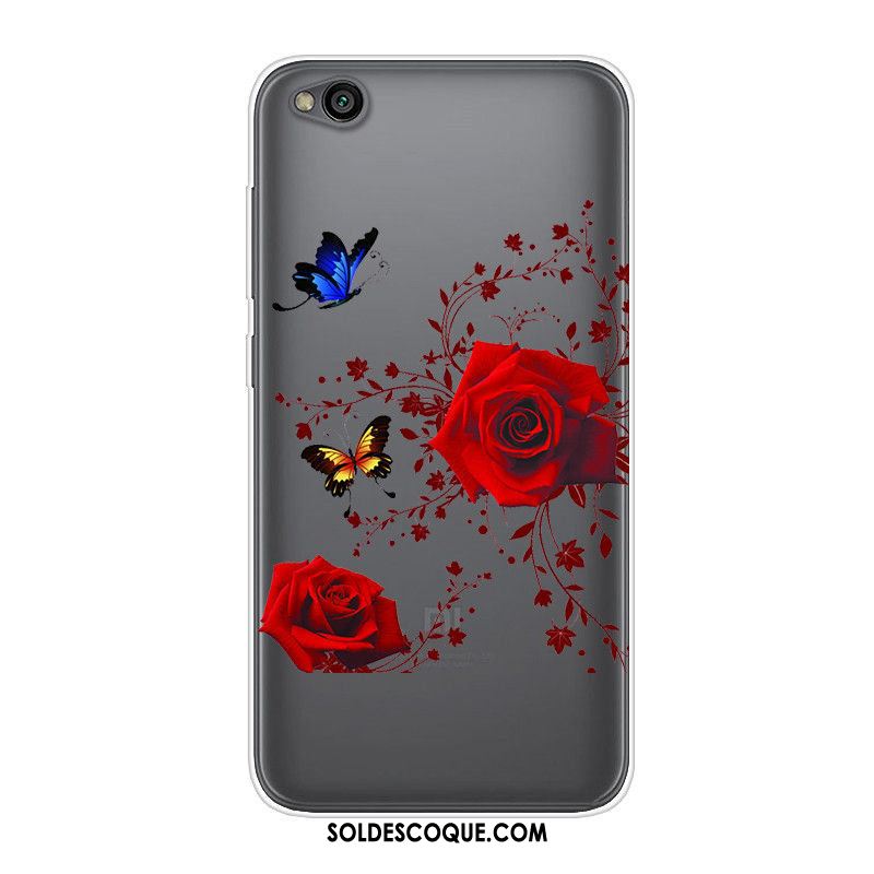 Coque Redmi Go Tout Compris Noir Incassable Rouge Fluide Doux Pas Cher