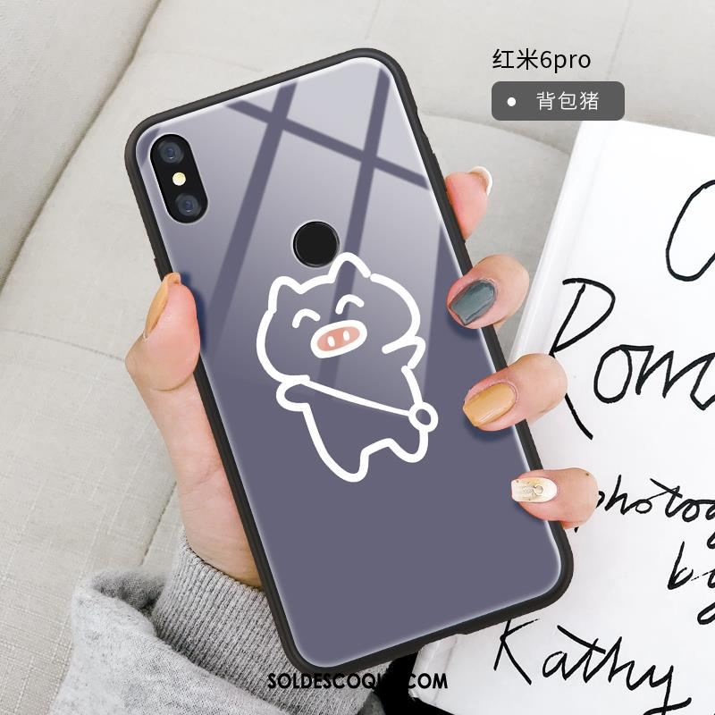 Coque Redmi Note 6 Pro Dessin Animé Charmant Silicone Bordure Étui Pas Cher