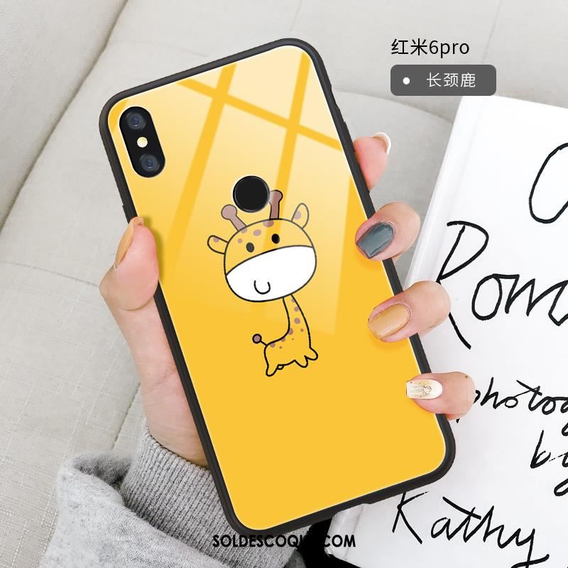 Coque Redmi Note 6 Pro Dessin Animé Charmant Silicone Bordure Étui Pas Cher