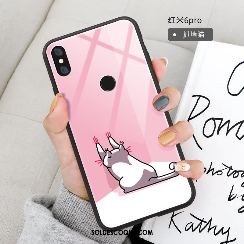 Coque Redmi Note 6 Pro Dessin Animé Charmant Silicone Bordure Étui Pas Cher