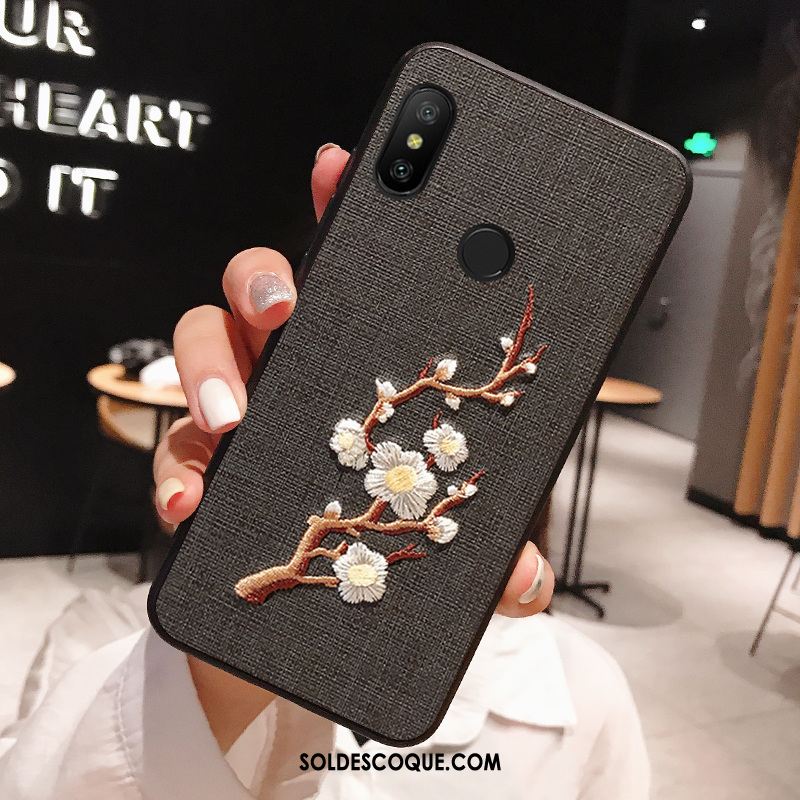 Coque Redmi Note 6 Pro Personnalité Tout Compris Téléphone Portable Gris Protection En Vente