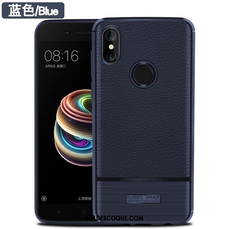 Coque Redmi Note 6 Pro Rouge Téléphone Portable Silicone Net Rouge Noir Soldes