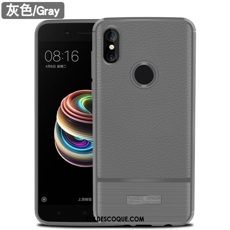 Coque Redmi Note 6 Pro Rouge Téléphone Portable Silicone Net Rouge Noir Soldes