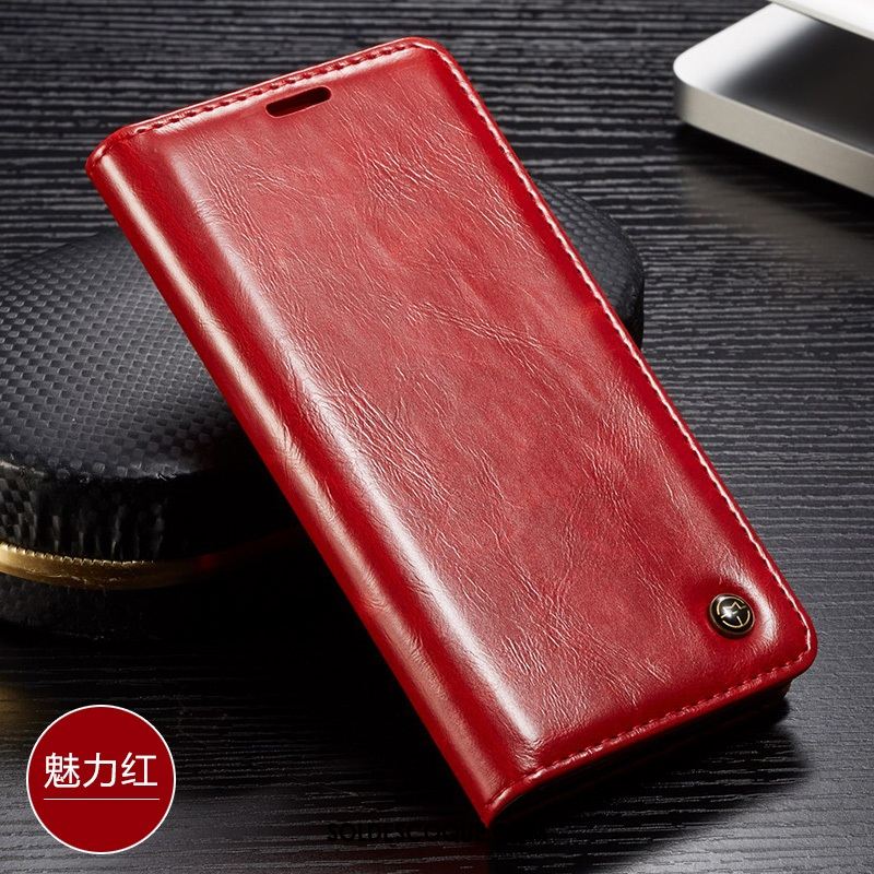 Coque Redmi Note 6 Pro Tempérer Rouge Vintage Téléphone Portable Membrane Pas Cher