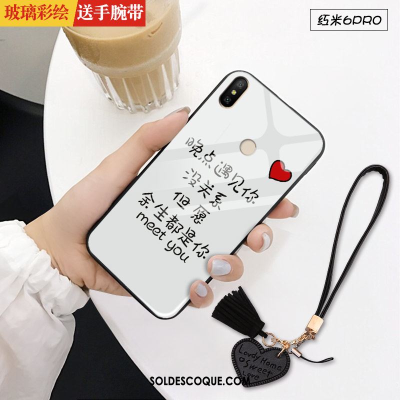 Coque Redmi Note 6 Pro Tout Compris Rouge Haute Étui Incassable En Vente